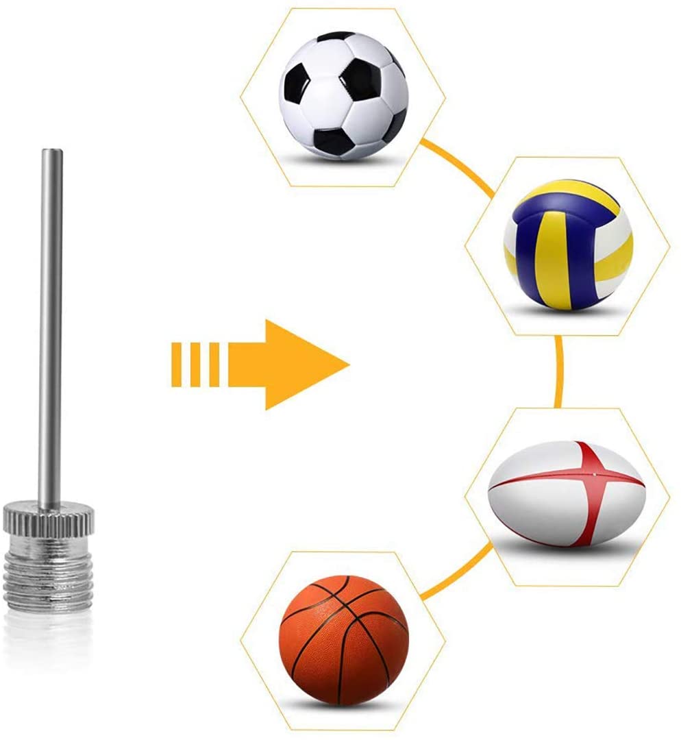 Pump Valve Adapter Sports Ball Football Inflate Needle Airbed Toys Nozzle